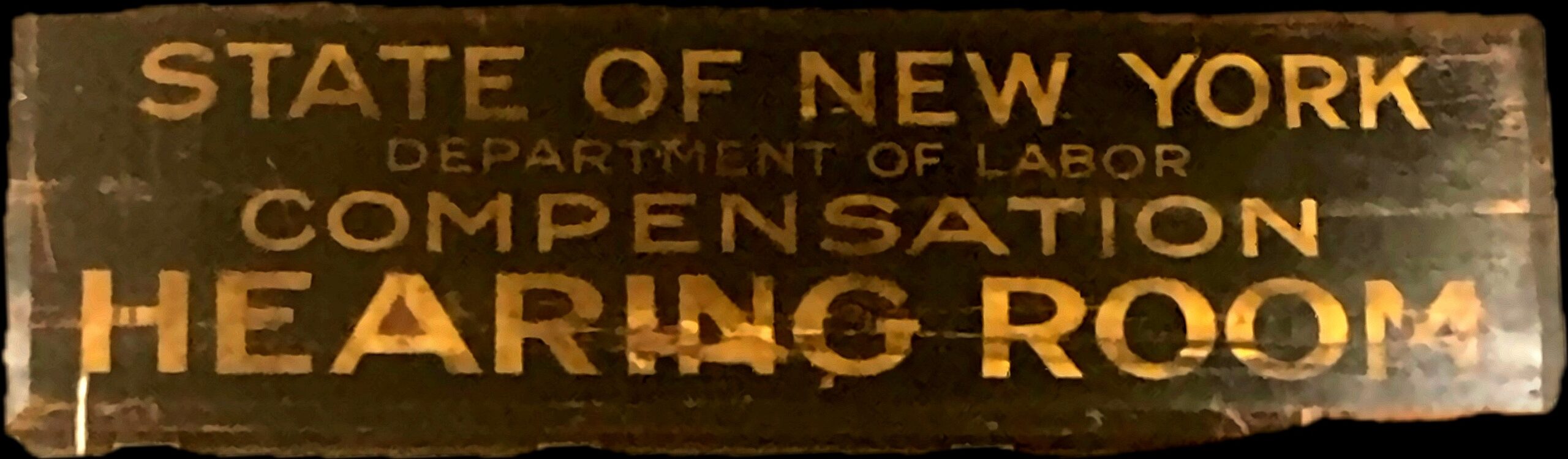 New York Workers Compensation Hearing Sign